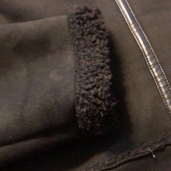 Zara winter faux suede with leather trim - Picture 6 of 8